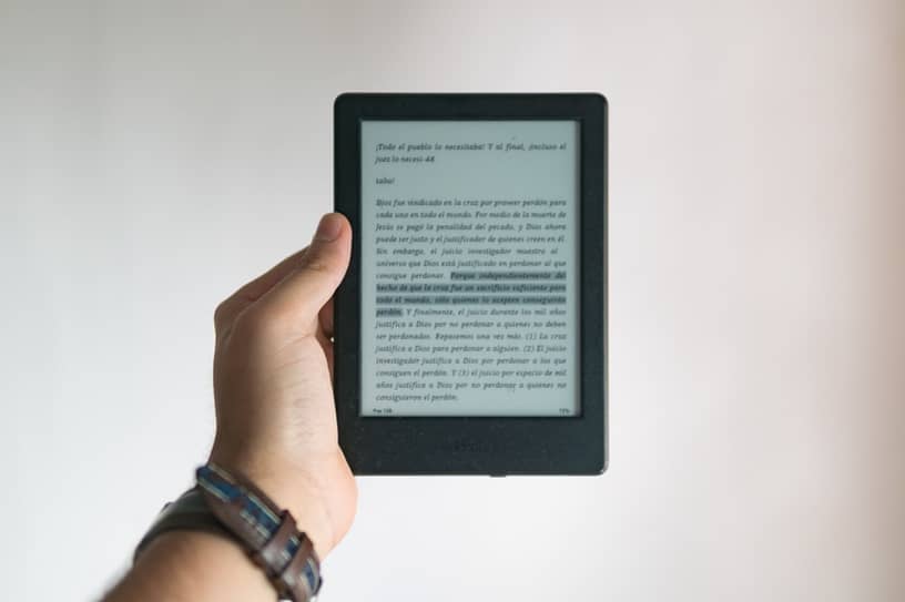 Carrying an eReader with you to read eBooks is very handy and fits in every pocket.